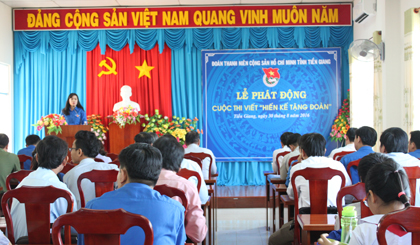 Nguyễn Thị Uyên Trang, Bí thư Tỉnh đoàn phát động cuộc thi
